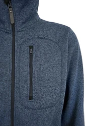 Elkline Fleecejacke Fat Chance Dunkelblau/Hellblau/Grau/Blau