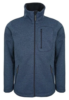 Elkline Fleecejacke Fat Chance Dunkelblau/Hellblau/Grau/Blau