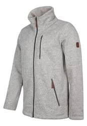 Elkline Fleecejacke Fat Chance Hellgrau/Grau
