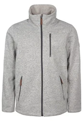 Elkline Fleecejacke Fat Chance Hellgrau/Grau