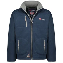 Geo Norway Fleecejacke Polar Sweatjacke Dunkelblau/Blau/Hellblau/Pastell
