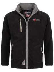 Geo Norway Fleecejacke Polar Sweatjacke Schwarz/Dunkelgrau