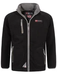 Geo Norway Fleecejacke Polar Sweatjacke Schwarz/Dunkelgrau