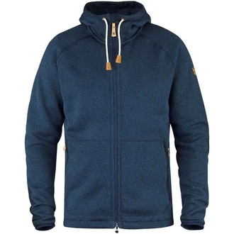 Fjällräven Fleecejacke Vík Hoodie Blau/Dunkelblau/Hellblau