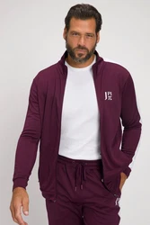 JP1880 Fleecejacke Trainingsjacke Fitness Stehkragen Bordeaux/Dunkelrot