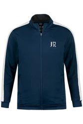 JP1880 Fleecejacke Trainingsjacke Fitness Stehkragen Dunkelblau/Blau