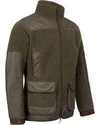 Blaser Fleecejacke Sherpa-Fleece Dunkelgrün/Grün