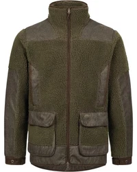 Blaser Fleecejacke Sherpa-Fleece Dunkelgrün/Grün