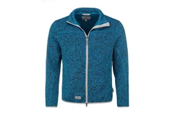 Blue Wave Strickfleecejacke Herren Helge Blau/Hellblau