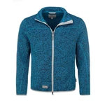 Blue Wave Strickfleecejacke Herren Helge Blau/Hellblau