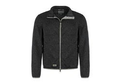 Blue Wave Strickfleecejacke Herren Helge Blau