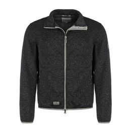 Strickfleecejacke Herren Fleecejacke Helge in Strickoptik - Strickjacke Reiverschluss