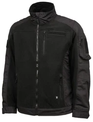 Brandit Fleecejacke Ripstop Jacket (1-St) Dunkelblau/Schwarz/Grau/Dunkelgrün