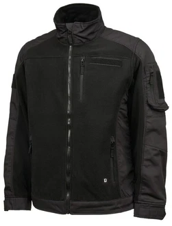 Brandit Fleecejacke Ripstop Jacket (1-St) Dunkelblau/Schwarz/Grau/Dunkelgrün