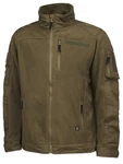 Brandit Fleecejacke Ripstop Jacket (1-St) Dunkelgrün/Braun/Khaki
