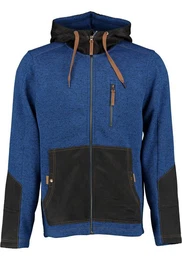 Strickfleecejacke Mumep Herren Outdoorjacke hochgeschlossen mit Kapuze