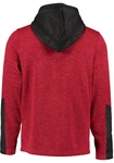 Tom Collins Strickfleecejacke Mumep Herren Outdoorjacke hochgeschlossen mit Kapuze Dunkelrot/Rot