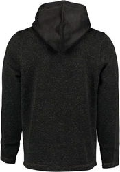 Tom Collins Strickfleecejacke Mumep Herren Outdoorjacke hochgeschlossen mit Kapuze Dunkelgrau/Grau/Schwarz