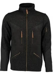 Tom Collins Strickfleecejacke Direne Herren Outdoorjacke Schwarz/Dunkelgrau/Braun