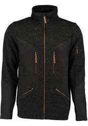 Tom Collins Strickfleecejacke Direne Herren Outdoorjacke Schwarz/Dunkelgrau/Braun