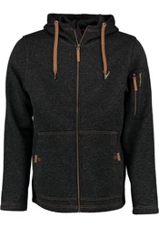 Tom Collins Strickfleecejacke Vazabi Herren Kapuzenjacke Dunkelgrau/Grau