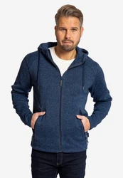 Elkline Fleecejacke Lagerfeuer Dunkelblau/Blau