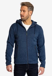 Elkline Fleecejacke Lagerfeuer Dunkelblau/Blau