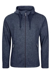 Elkline Fleecejacke Lagerfeuer Dunkelblau/Blau