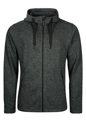 Elkline Fleecejacke Lagerfeuer Dunkelgrau/Hellgrau/Grau