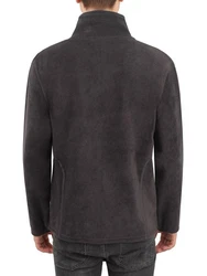 Mount Swiss Fleecejacke LEVIN (1-St) Dunkelgrau/Schwarz/Grau