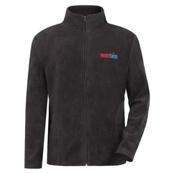 Mount Swiss Fleecejacke LEVIN (1-St) Dunkelgrau/Schwarz/Grau