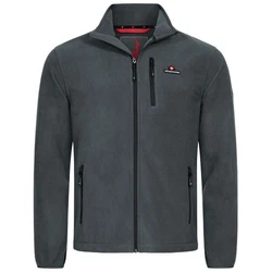 Höhenhorn Eigler Herren Fleece Jacke Full Zip Dunkelgrau/Grau/Hellgrau/Dunkelblau