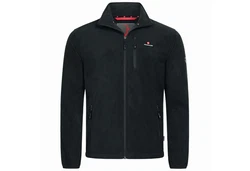 Höhenhorn Eigler Herren Fleece Jacke Full Zip Schwarz/Rot/Dunkelblau/Hellblau