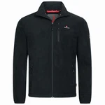 Höhenhorn Eigler Herren Fleece Jacke Full Zip Schwarz/Rot/Dunkelblau/Hellblau
