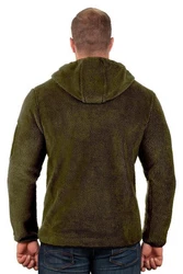 Geographical Norway Fleecejacke Herren Hoodie batufour Kaki