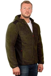 Geographical Norway Fleecejacke Herren Hoodie batufour Kaki