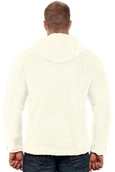 Geographical Norway Fleecejacke Herren Hoodie batufour Off White