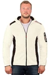 Geographical Norway Fleecejacke Herren Hoodie batufour Off White