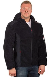 Geographical Norway Fleecejacke Herren Hoodie batufour Navy