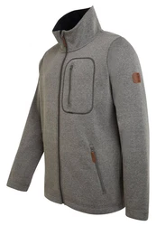 Elkline Fleecejacke Straight On Basic Hellgrau/Grau/Dunkelgrau