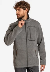 Elkline Fleecejacke Straight On Basic Hellgrau/Grau/Dunkelgrau