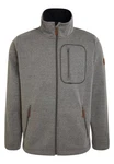 Elkline Fleecejacke Straight On Basic Hellgrau/Grau/Dunkelgrau