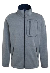 Elkline Fleecejacke Straight On Basic Grau/Dunkelblau