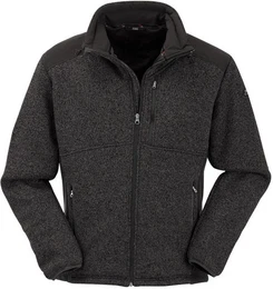 Fleecejacke Brunnthal II-Strickfleecejacke BLACK