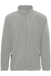 North Bend Fleecejacke NBCocas mit Stehkragen Grau/Hellgrau