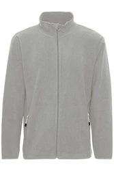 North Bend Fleecejacke NBCocas mit Stehkragen Grau/Hellgrau