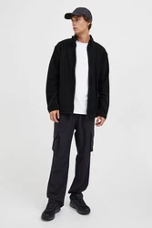 North Bend Fleecejacke NBCocas mit Stehkragen Schwarz