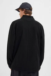 North Bend Fleecejacke NBCocas mit Stehkragen Schwarz