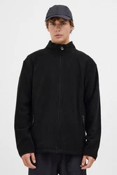 North Bend Fleecejacke NBCocas mit Stehkragen Schwarz