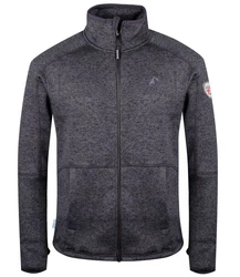 Westfjord Fleecejacke Katla Dunkelgrau/Grau/Hellgrau/Dunkelblau